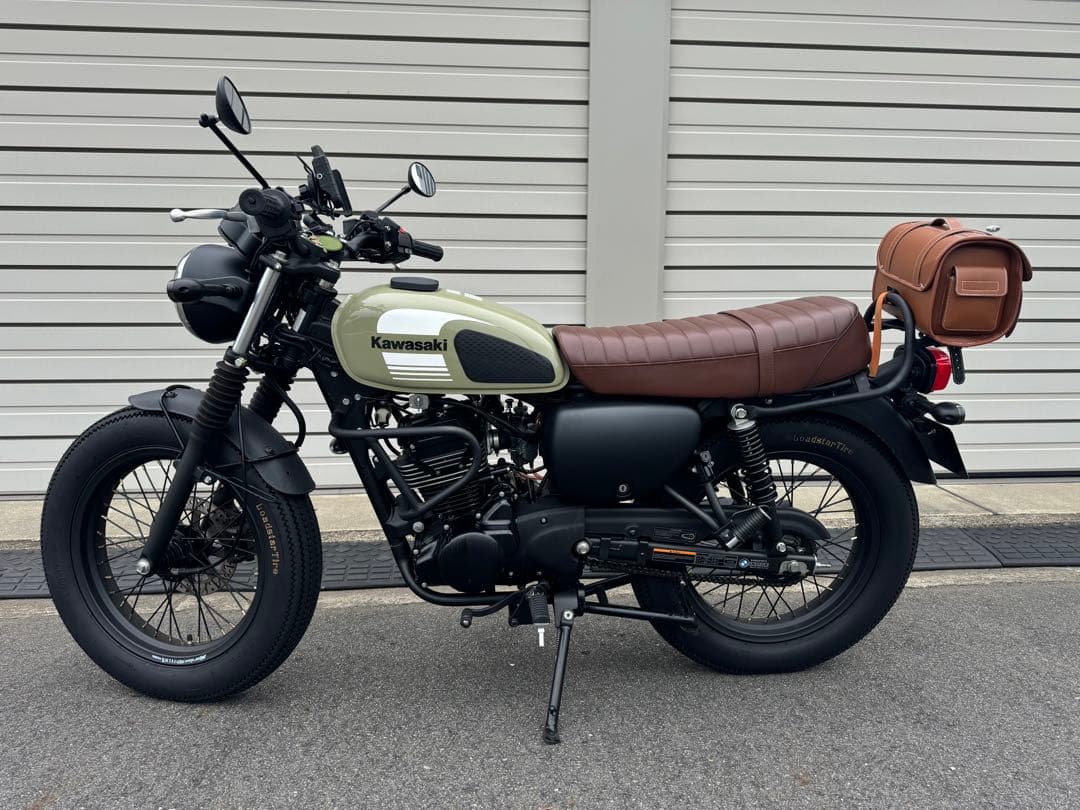 【bobi88】W175TR用ガソリンタンク オリーブグリーン　美品