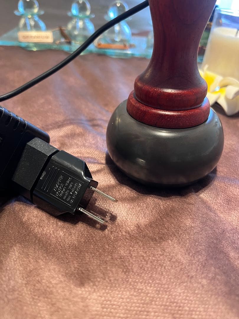 マ*ル様 ベン石温熱器　ホットストーンセラピー温石　日本でも海外でも使えるコンセ