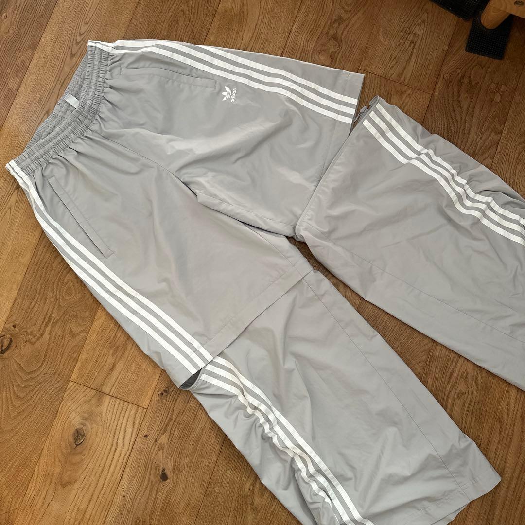 adidasAdileniumオーバーサイズジップオフトラックパンツMアディダス