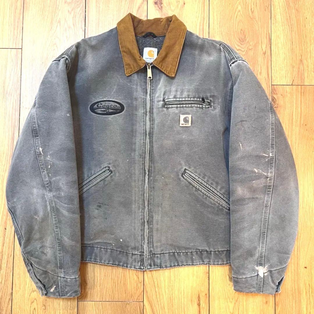 【希少】90s USA製 カーハート デトロイトジャケット J97 PLT