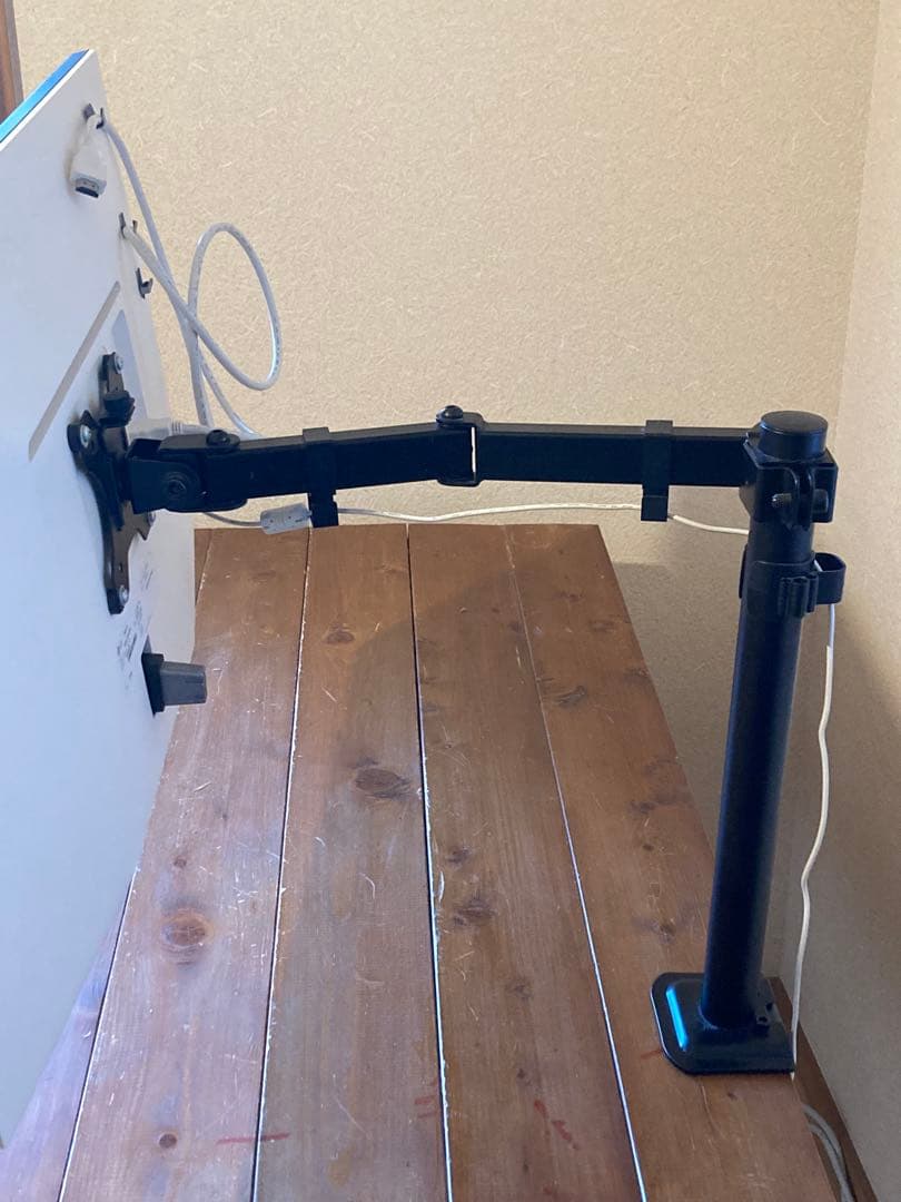 LG 27UL500-W モニターアームセット