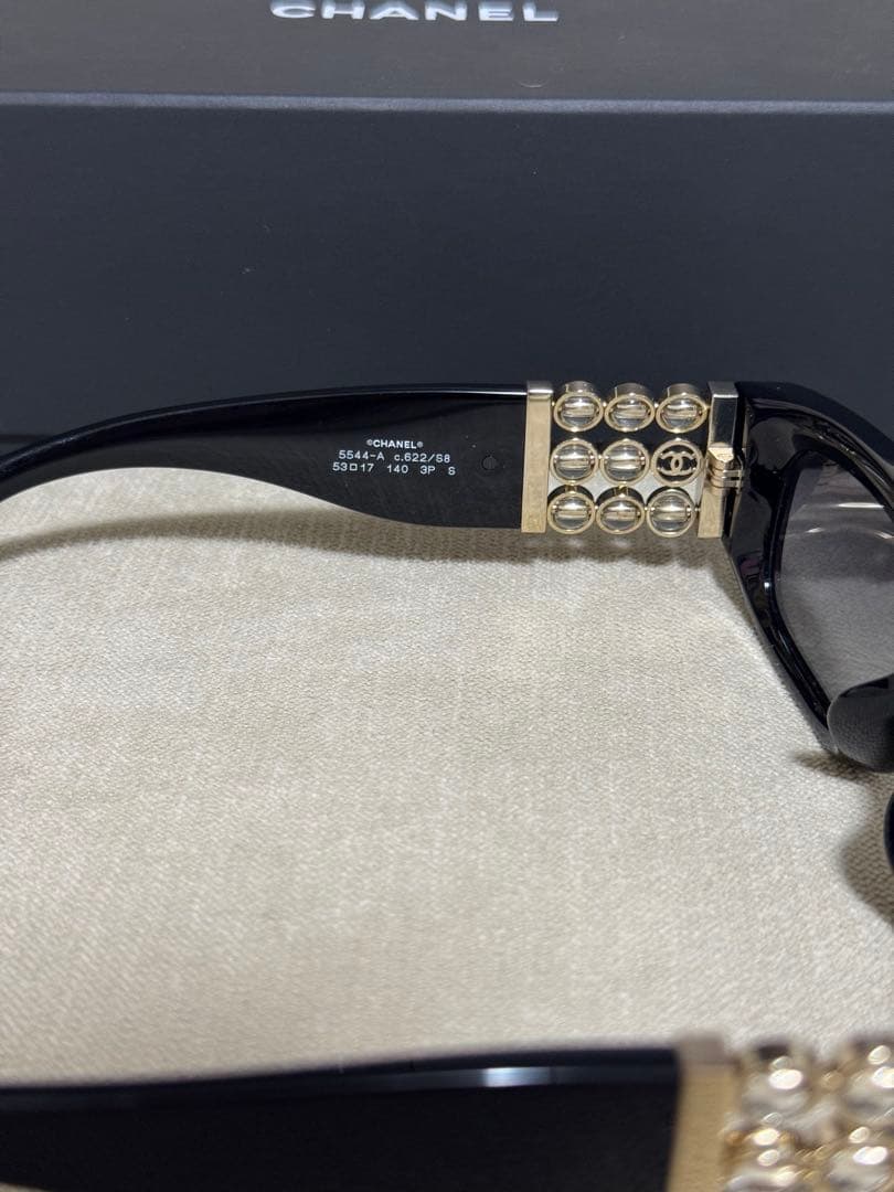 国内完売 シャネル サングラス オーバル シェイプ アイウェア