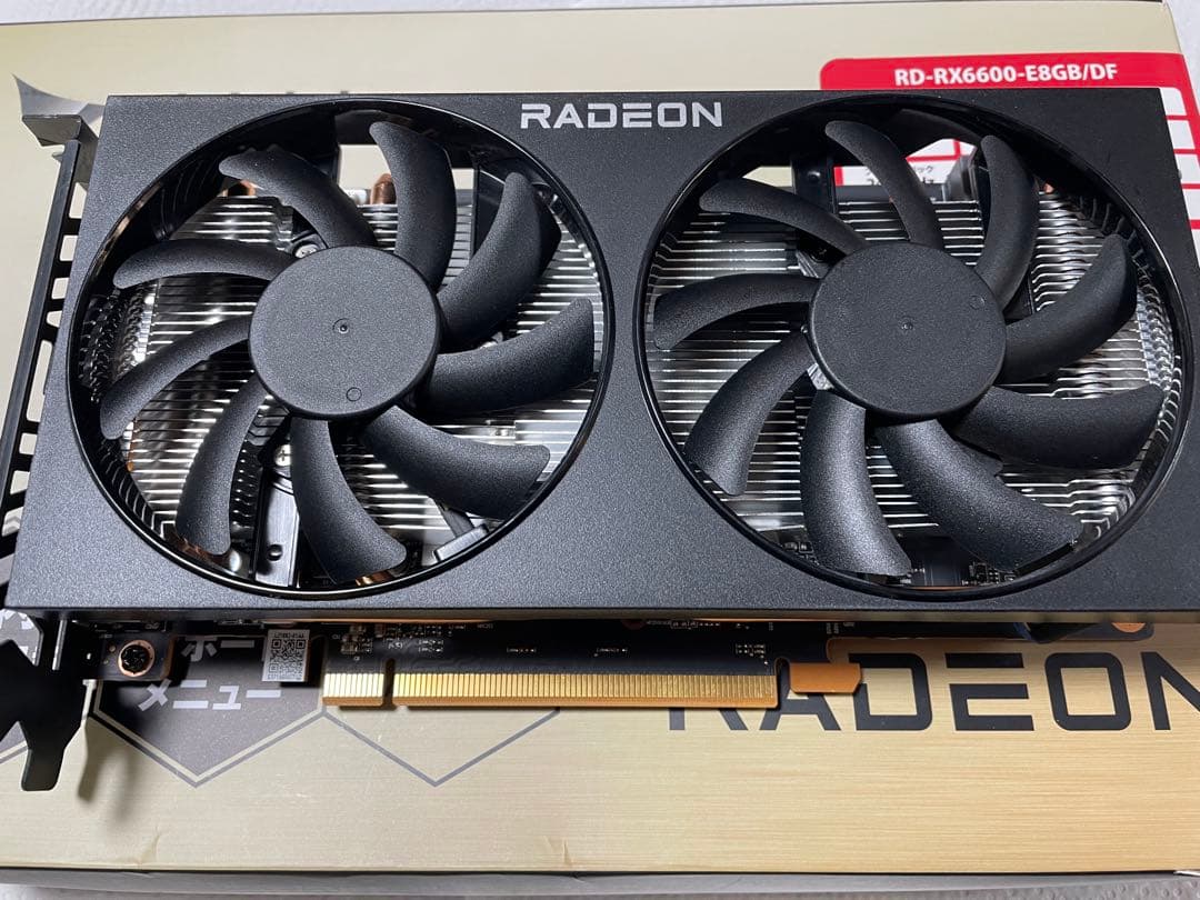 【動作確認済み】RD-RX6600-E8GB/DF【玄人志向】【中古】