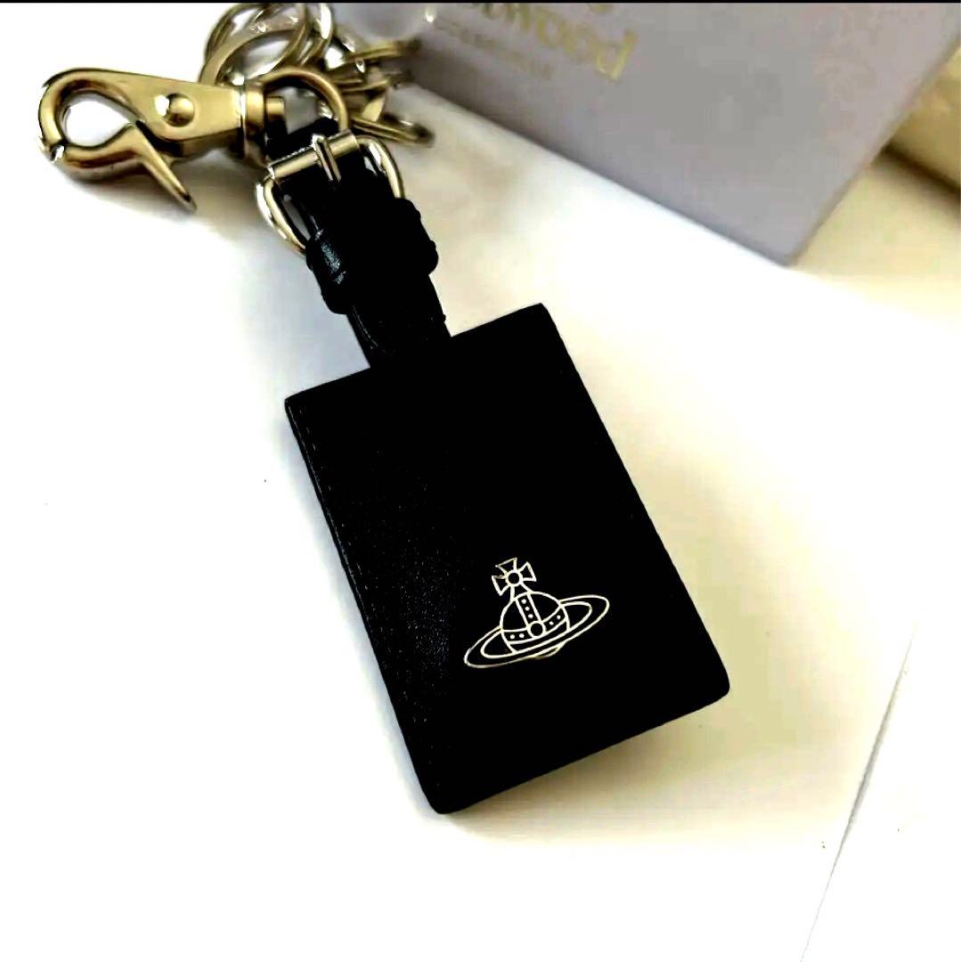 新品ヴィヴィアンウエストウッド ★キーリング キーホルダー ブラック