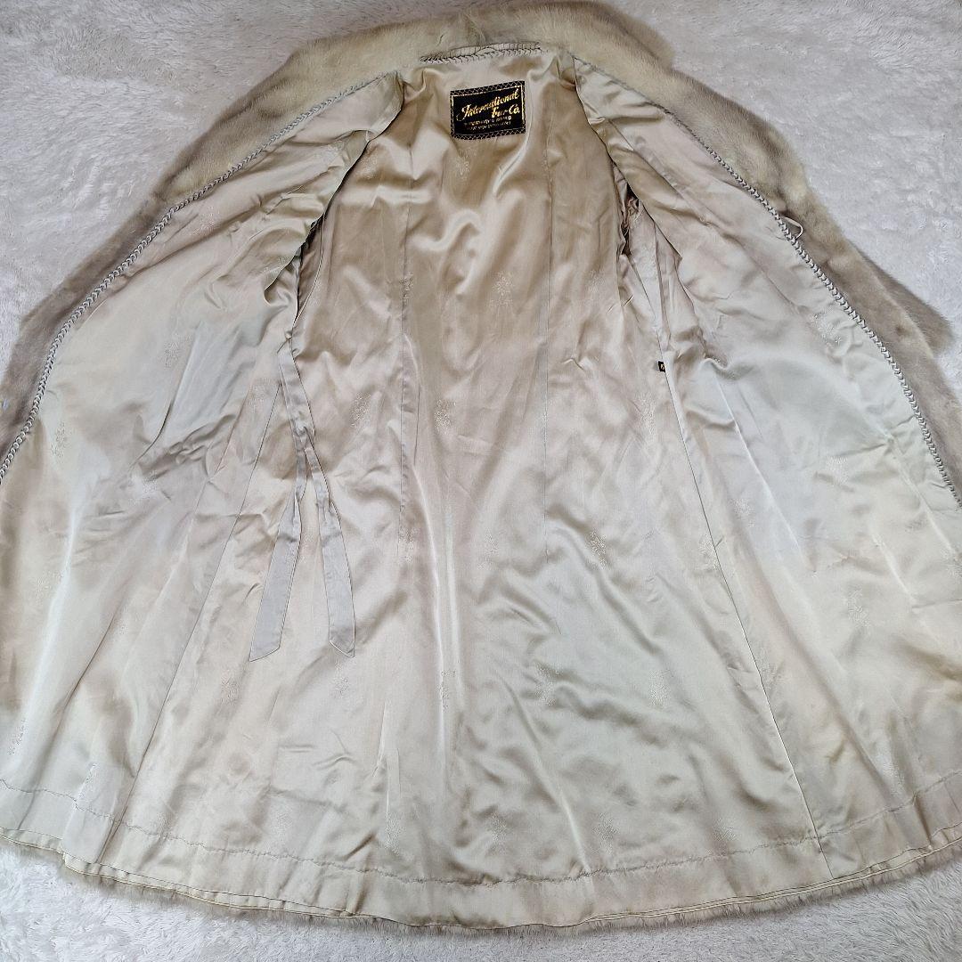 International Far サファイアミンク　ロングコート　2XL