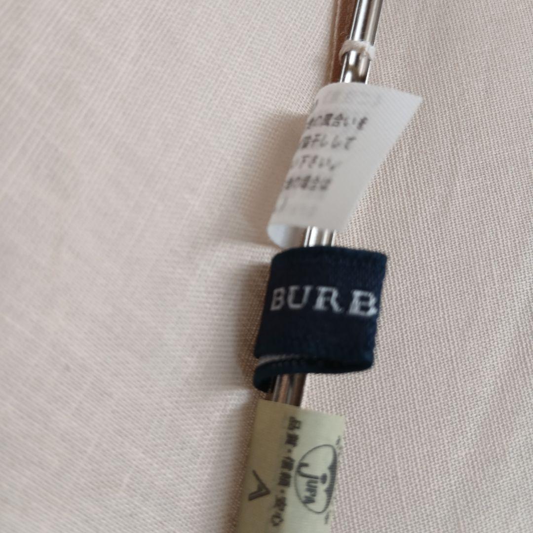 【BURBERRY】希少　オーロラ社製　フリル　ノバチェック　長傘　日傘
