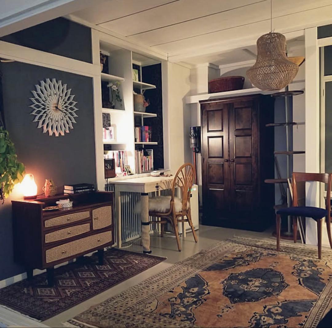 【北海道民芸家具】樺材ワードローブ｜無垢材の重厚感・収納家具