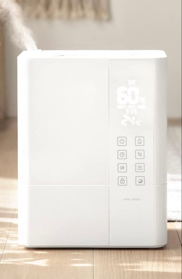 大容量 6.5L UV除菌機能付き ハイブリッド式加湿器 アロマ対応 ホワイト