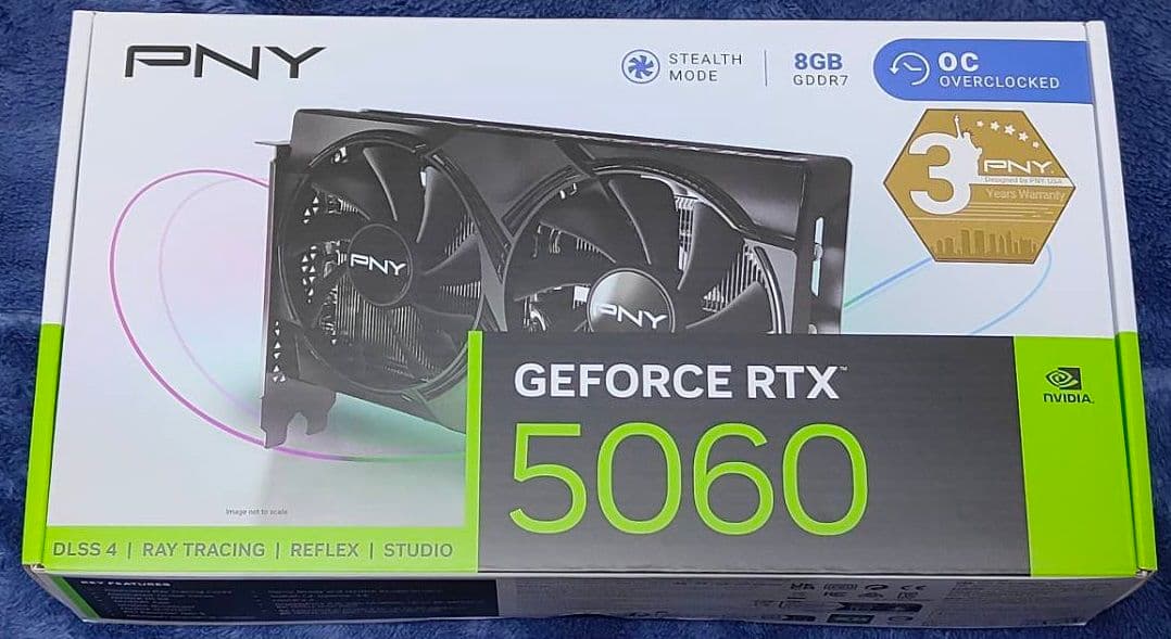 新品　GeForce RTX 5060 8GB Overclocked PNY