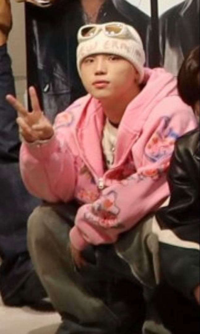 NEW ERA ニット帽 ホワイトBE:FIRST シュント着用　完売品