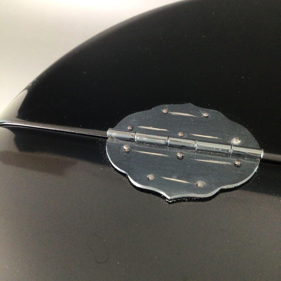 Ｒ９７５　水指　『御室窯造』『流水草花文』『青交趾』『平水指』　共箱　茶道具