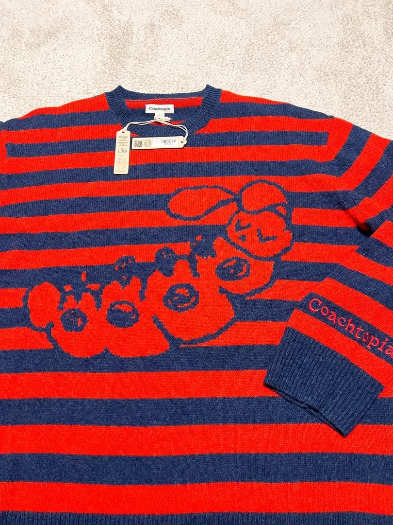 Coach キャタピラー ニットセーター L 新品タグ付き