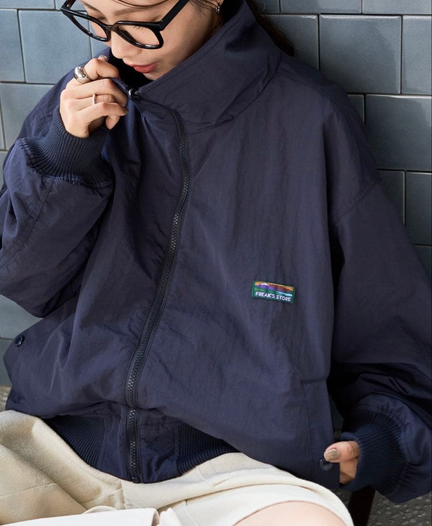 FREAK'S STORE リバーシブル スタンドカラーブルゾン