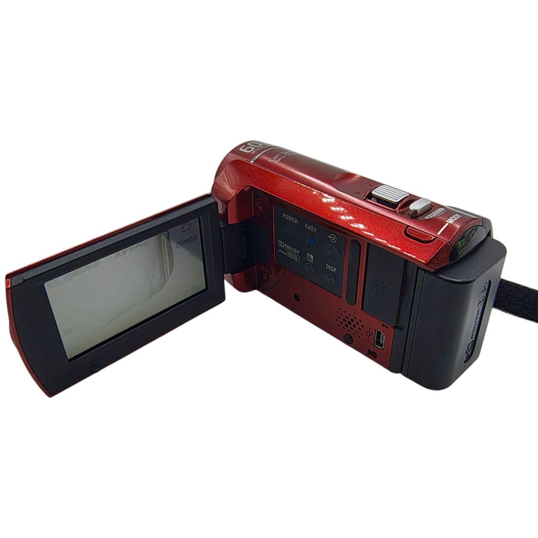 美品✨️SONY DCR-SX41 動作品 ビデオカメラ レッド 赤