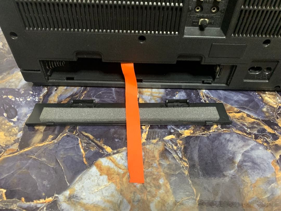 動作品HITACHI PERDISCO 日立 ラジカセ TRK-8180ラジオ