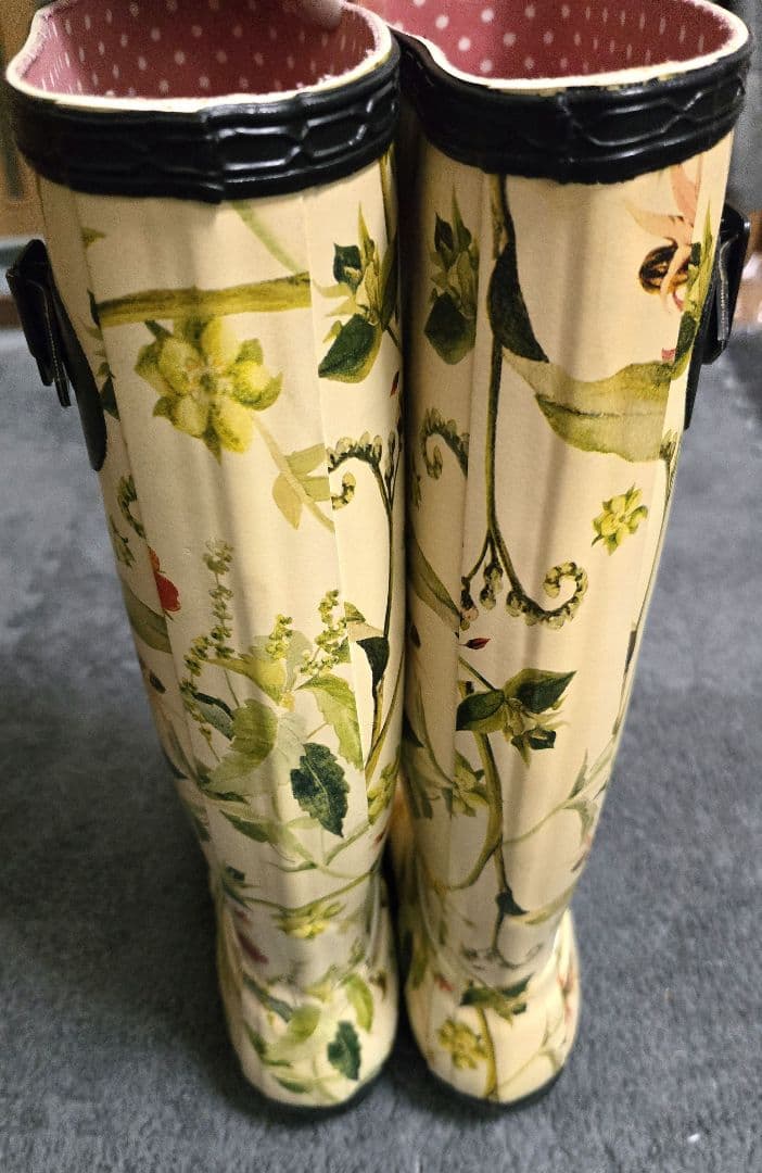 HUNTER ハンター レインブーツ RHSコラボ 花柄 長靴