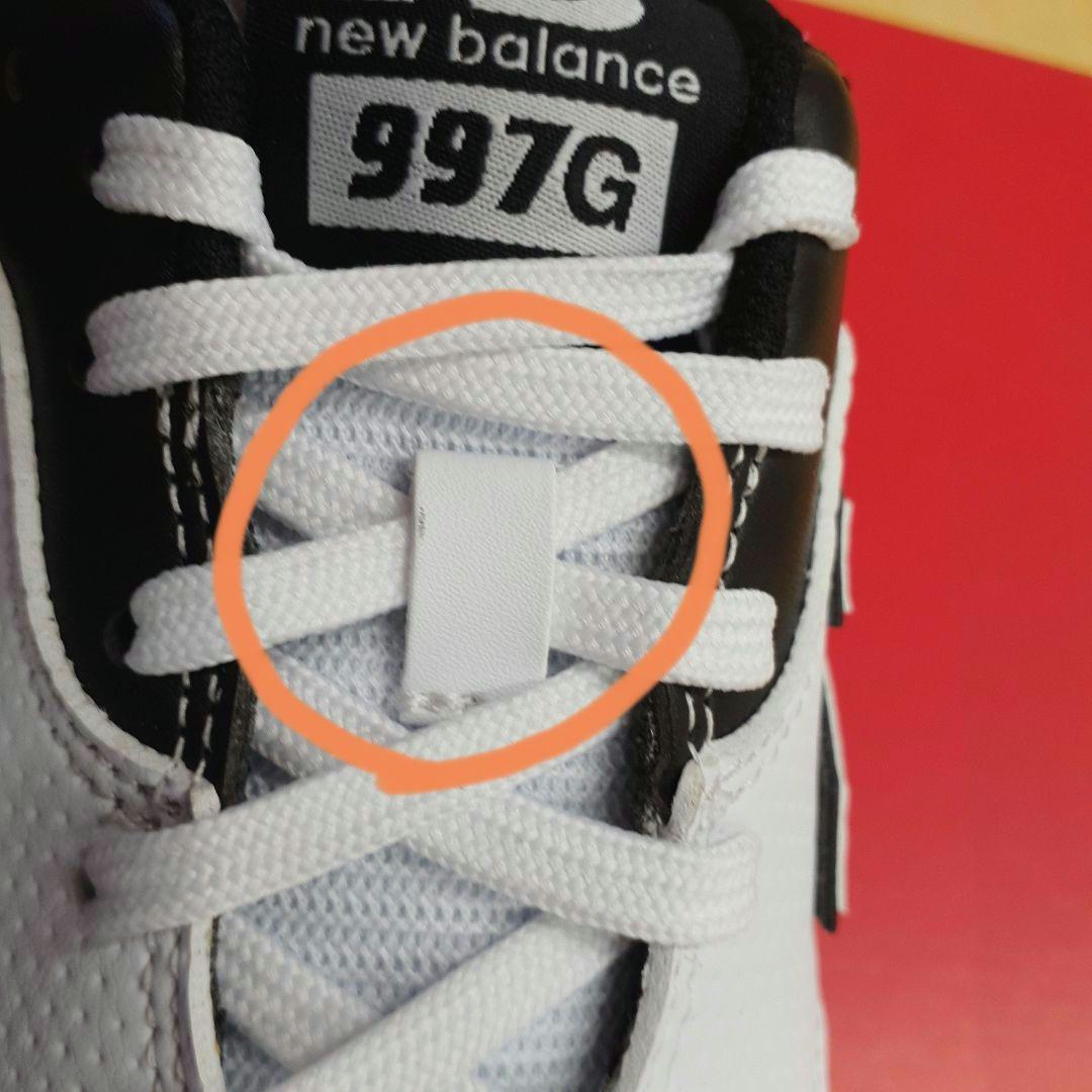 【新品汚れあり】NEW BALANCE スパイクレス ゴルフシューズ ④