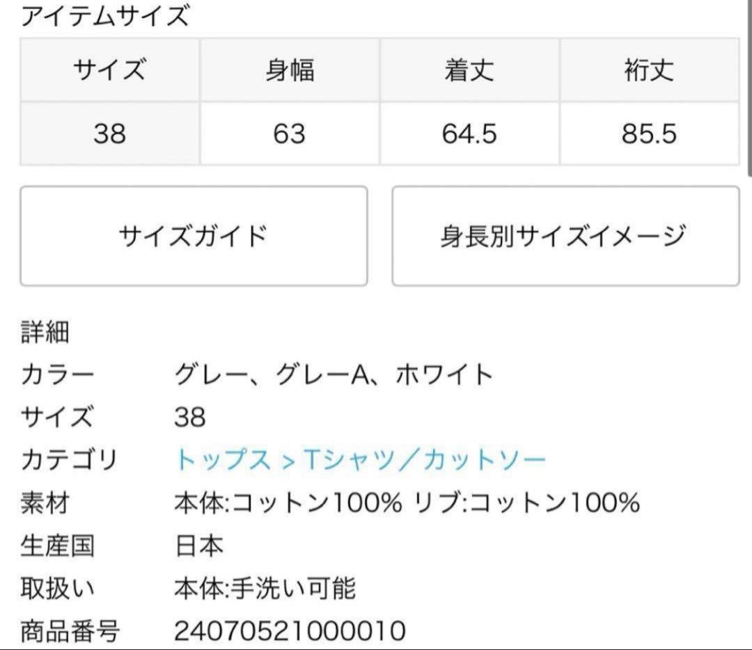 美品 MUSE ドゥーズィエムクラス レミレリーフ DENVER Tシャツ
