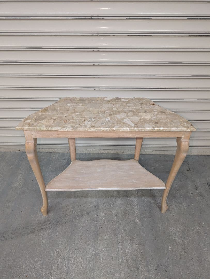 【送料込み】アンティークヨーロピアン コンソールテーブル 大理石調天板