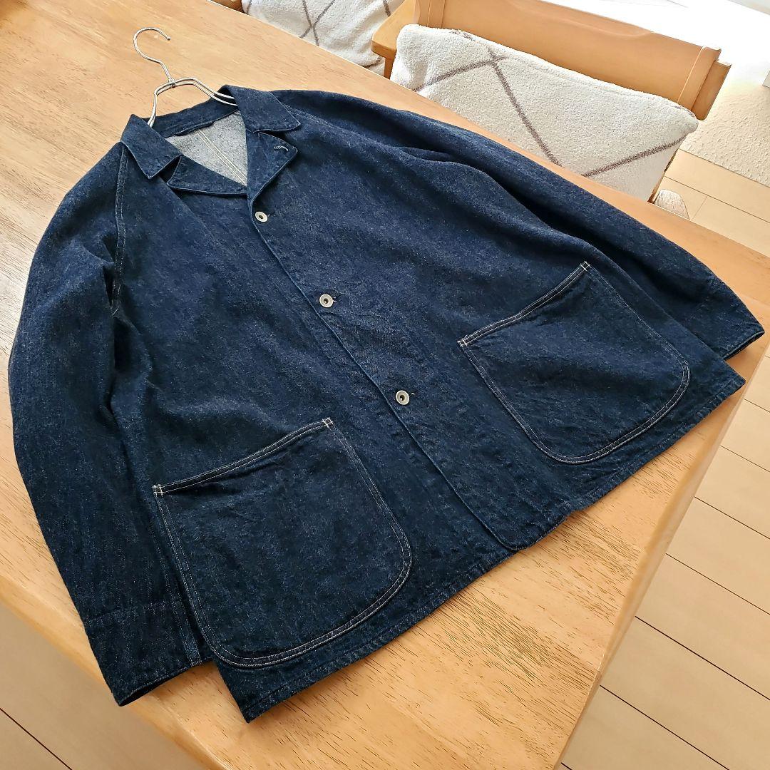【美品】COMOLI インディゴ デニムワークジャケット サイズ3