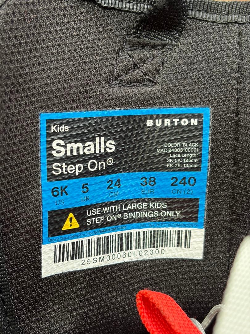 Burton Step on kids バートン ステップオン キッズ 24.0