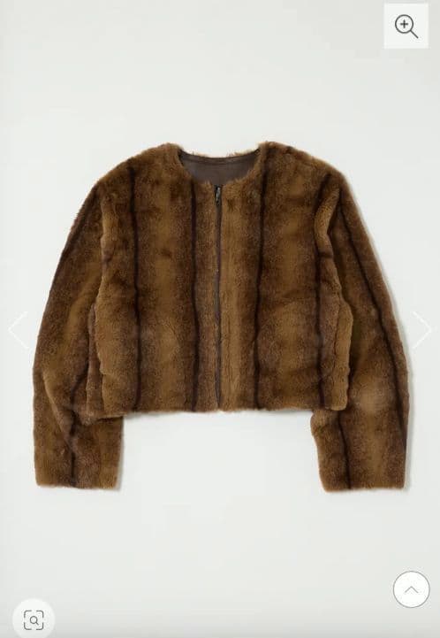 MOUSSYマウジー REVERFAUX リバーシブルファーコート