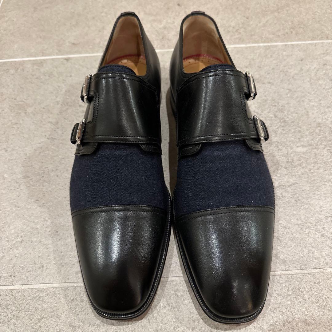 K*o様 美品 クリスチャンルブタン 革靴 39ハーフ(24.5cm相当) ブラ