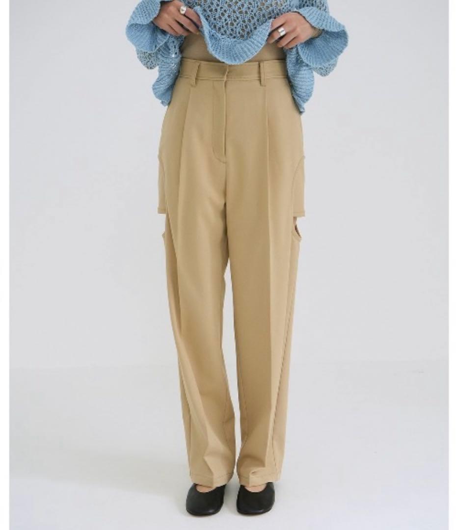 CLANE SIDE CIRCLE CUT PANTS （最終値下げです）