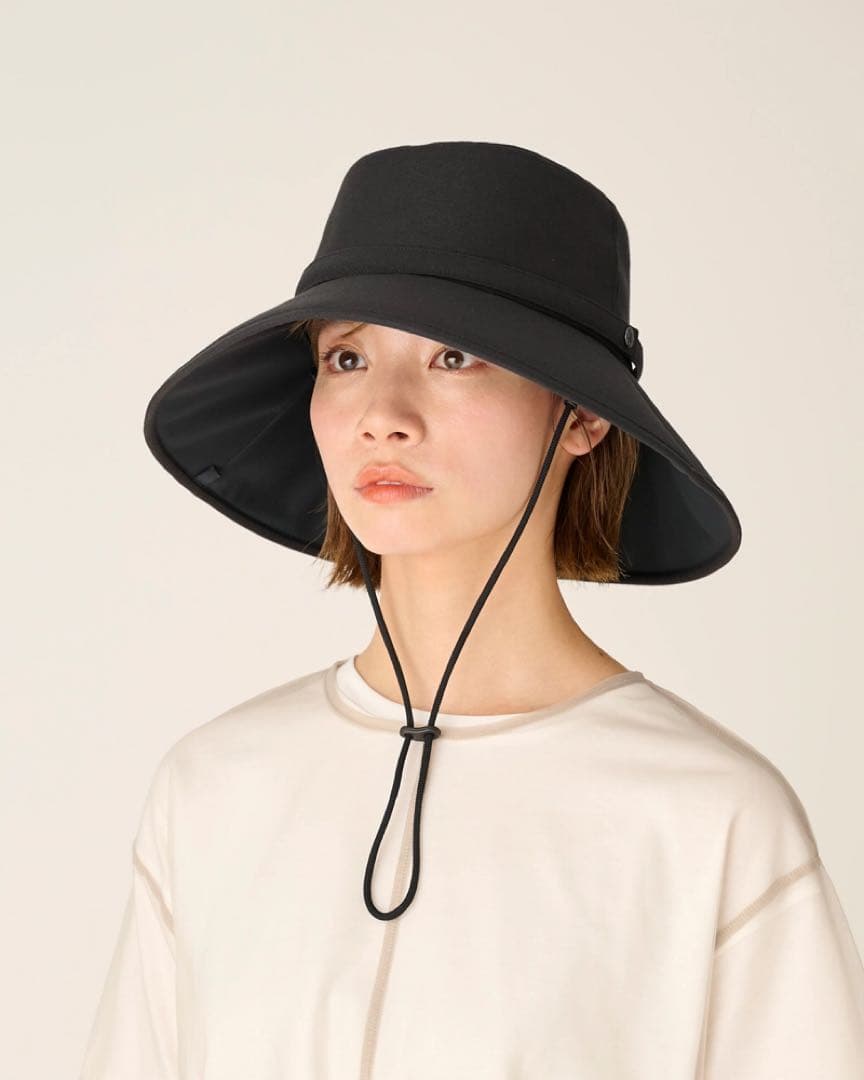 サンバリア100 ウィンドハットL ブラック