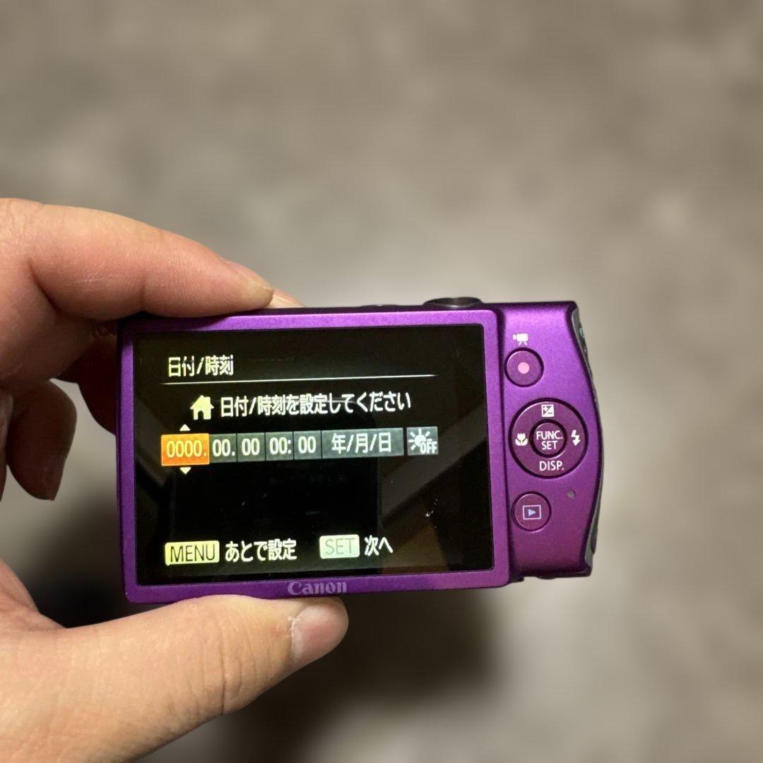 美品　人気色　Canon IXY 600F パープル