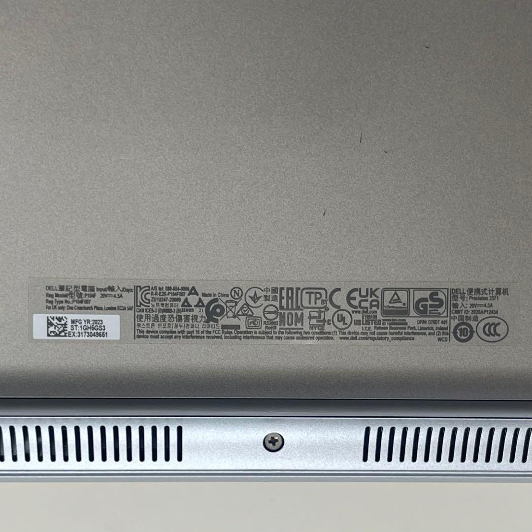 Windowsノート本体 Dell Precision 3571 i5-12600H 16GB 512GB