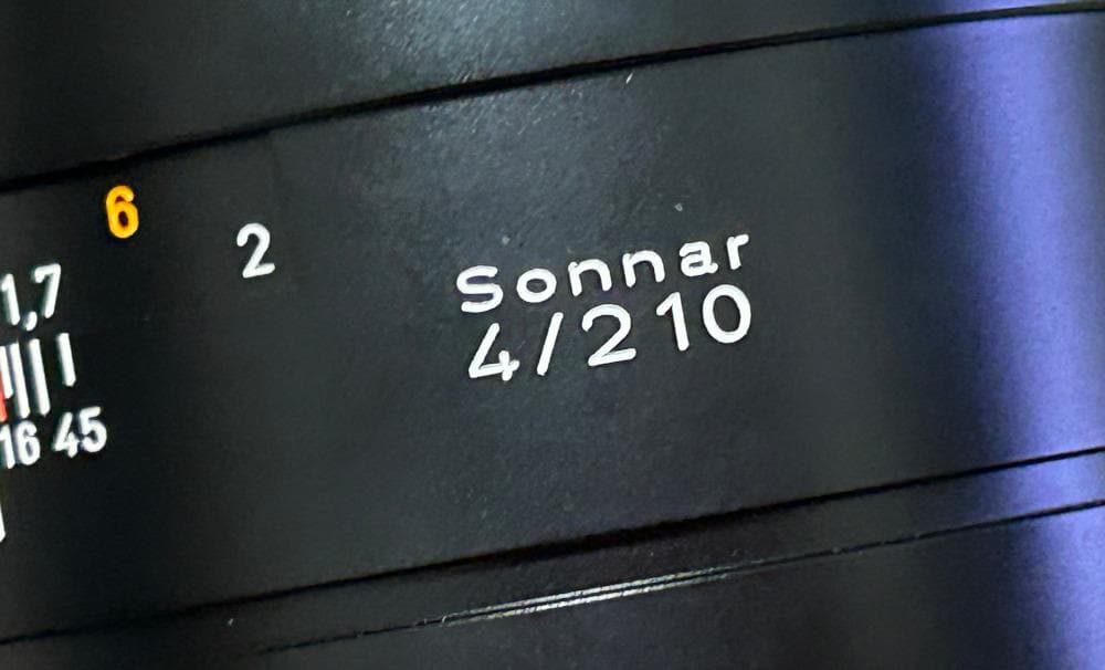 CONTAX 645 美品 SONNAR T* 210mm F4 カールツァイス
