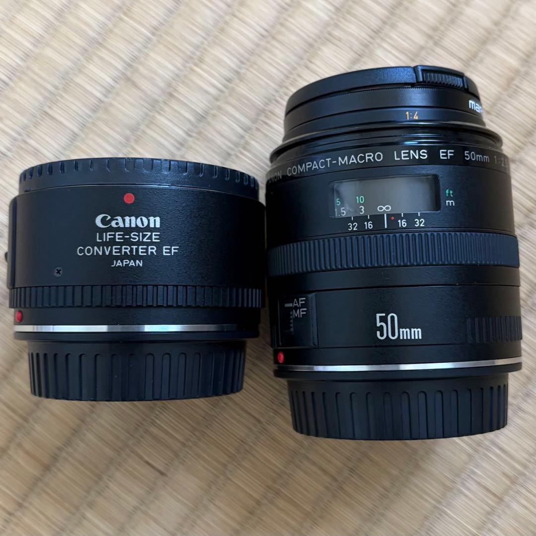 キヤノン ライフサイズコンバーターEF & EF 50mm f2.5マクロセット