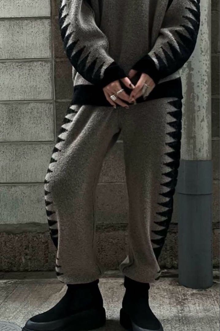 新品　FUMIE=TANAKA / Giza knit pants