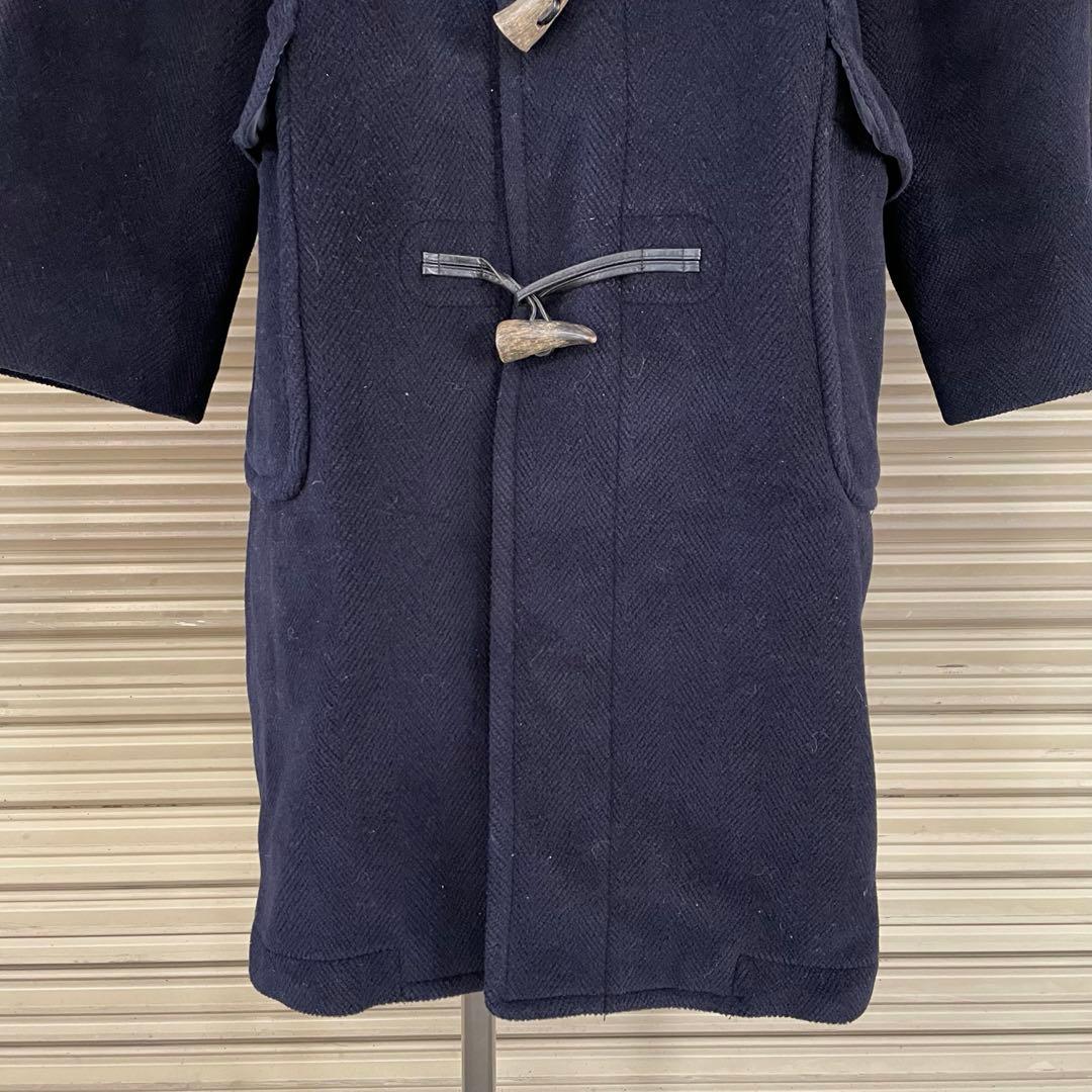 日本製 ニューヨーカー 英国製生地 ムーアブルック ダッフルコート ヘリンボーン