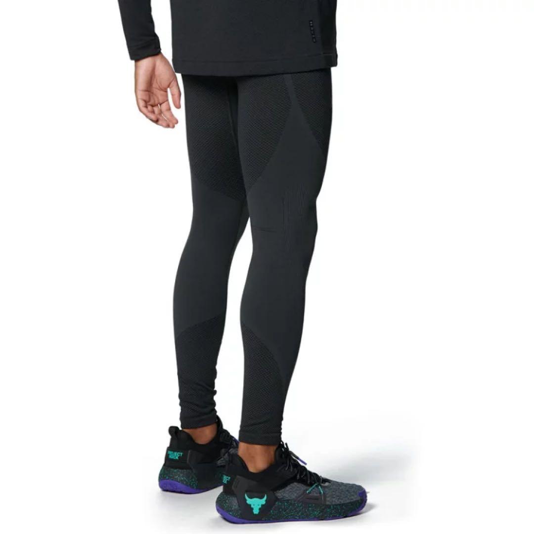 UA RUSH コールドギア レギンス XL ブラック