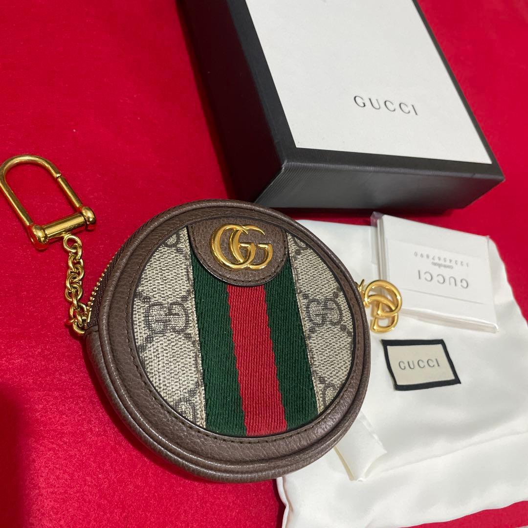 セール！ 確実正規品 GUCCI オフィディア 長財布キーケース 小銭