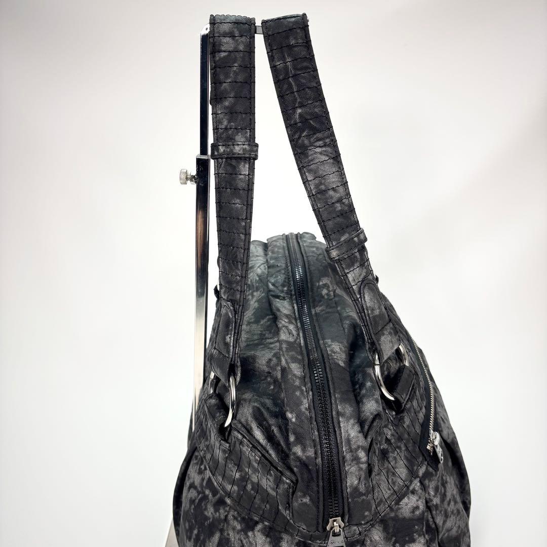 極美品✨ディーゼル カモフラ Y2Kボストン ハンドバッグ archive