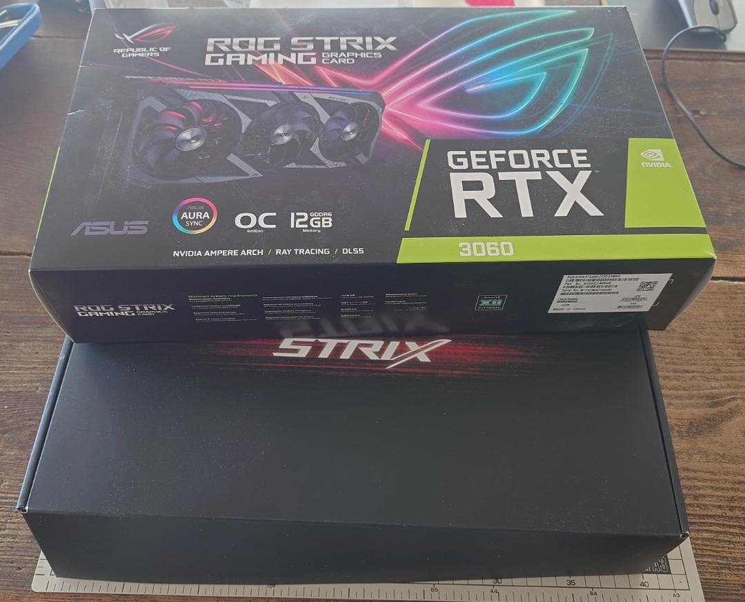 ASUS ROG STRIX RTX 3060 OC 12GB 箱・付属品あり