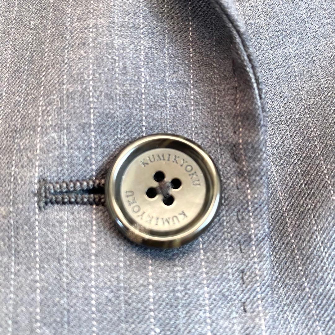 近年モデル　美品　4XL 組曲　スーツ　スカートセットアップ　YUNSA グレー