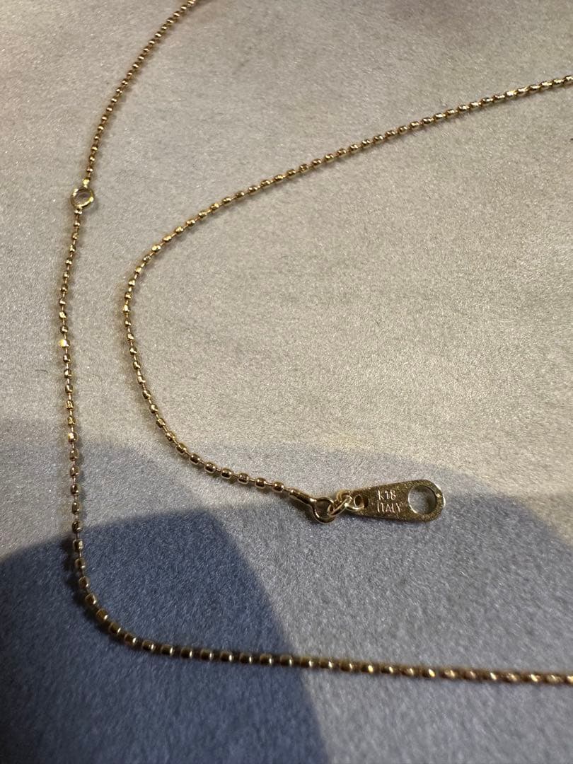 K18 ネックレス イタリア　ジュエリーツツミ　難あり