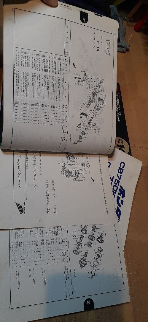 CB750F サービスマニュアル パーツリスト 説明書 ハイパーバイクVol14