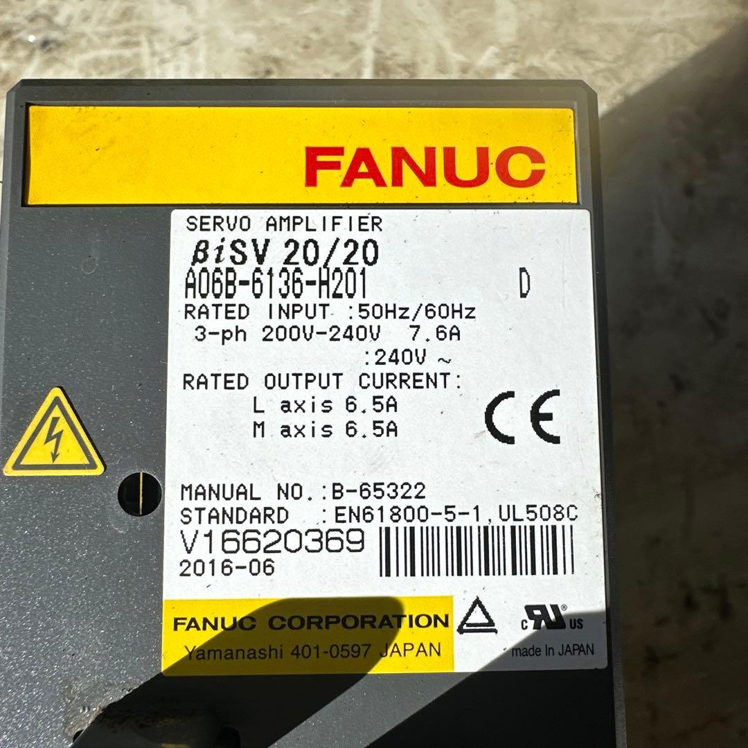 FANUC サーボアンプ A06B-6136-H201