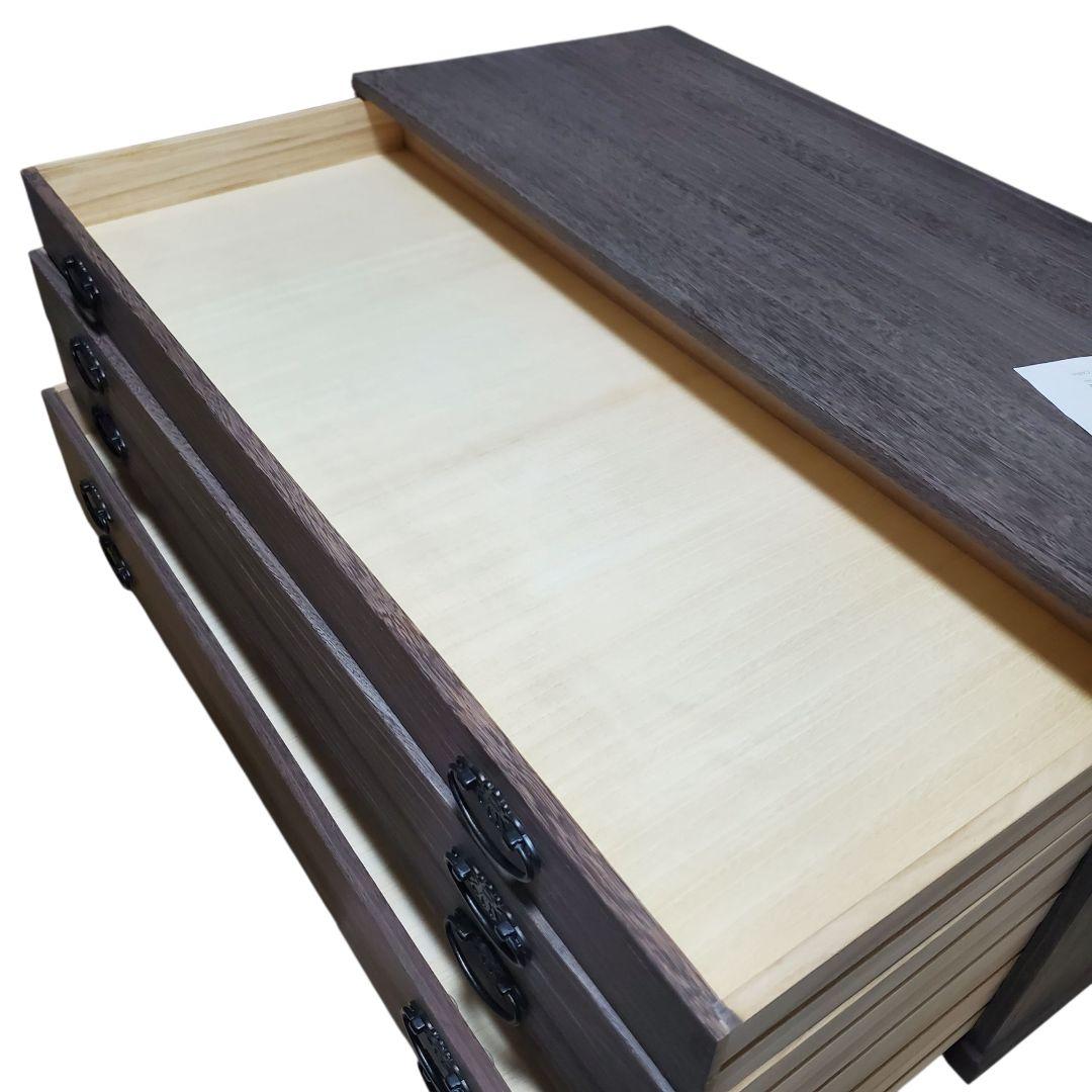 大幅値下げ【状態良好】桐箪笥 5段 天然木 宇造り・ろう仕上げ