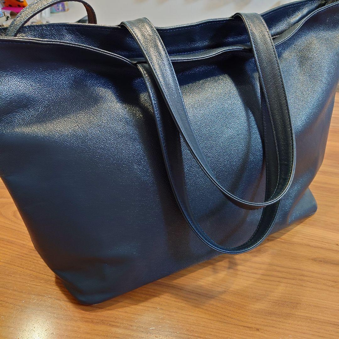 PORTER　LINK　トートバッグＬ　ネイビー ポーチ付き