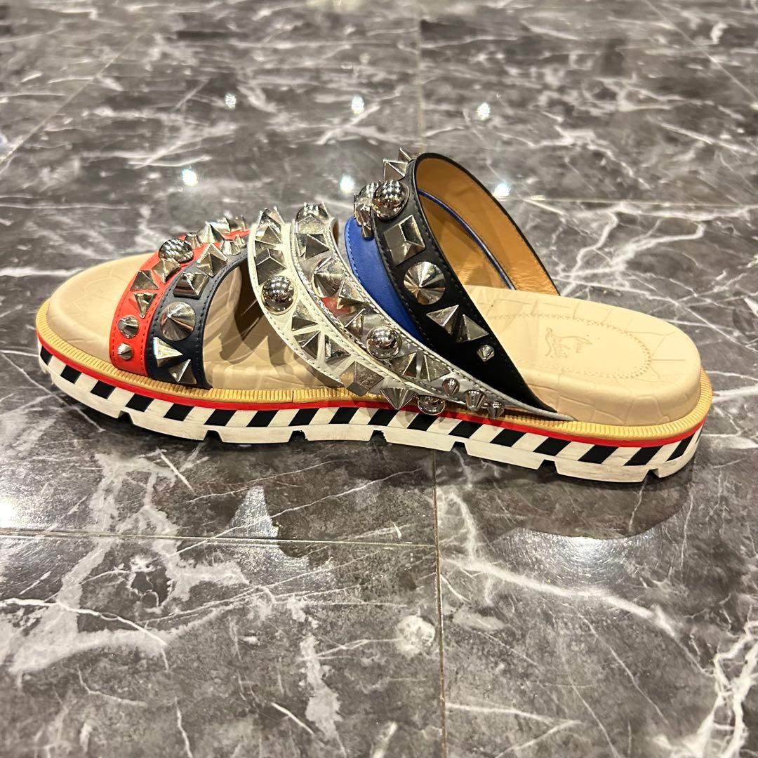 クリスチャンルブタン アポロビーチ スタッズ サンダル 26cm