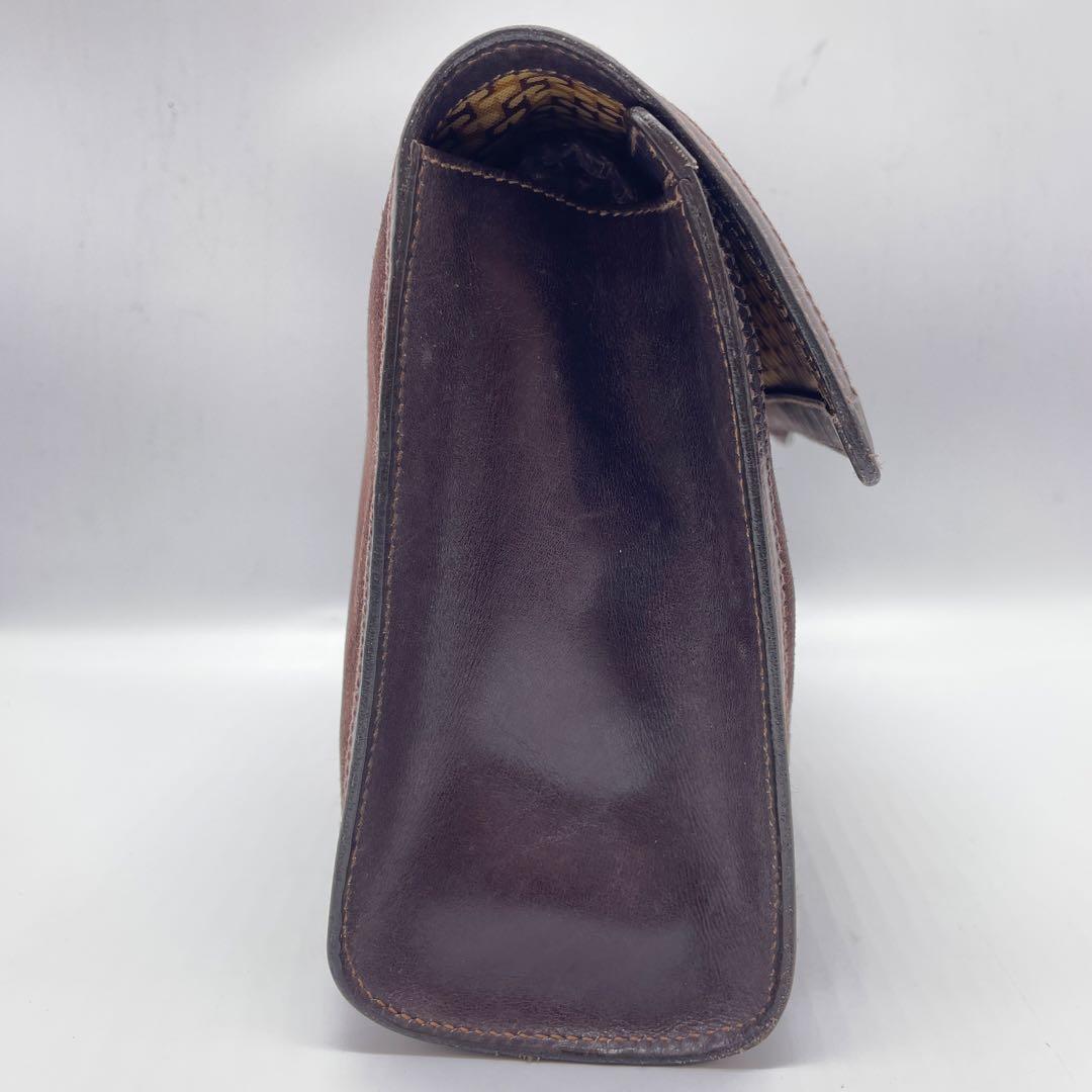 ●GUCCI クラッチバッグ●シェリーライン スエード グッチ レザー オールド