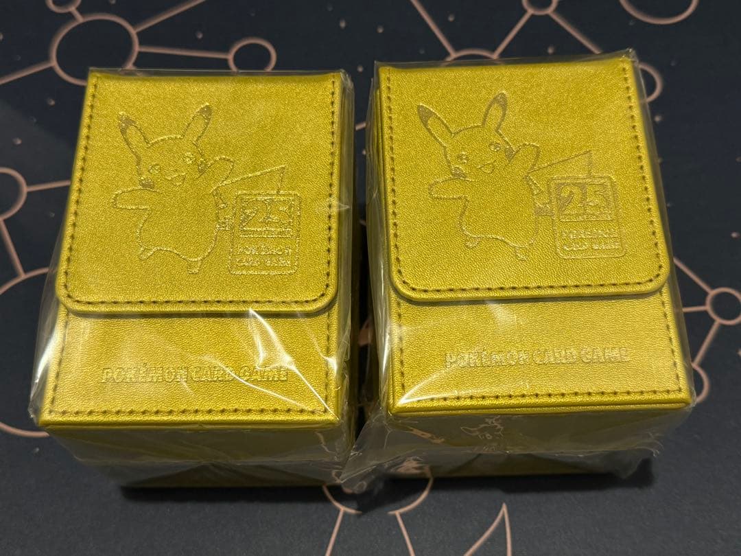 ゴールデンボックス 25th プレイマット　ケース2セット　デッキケース2セット