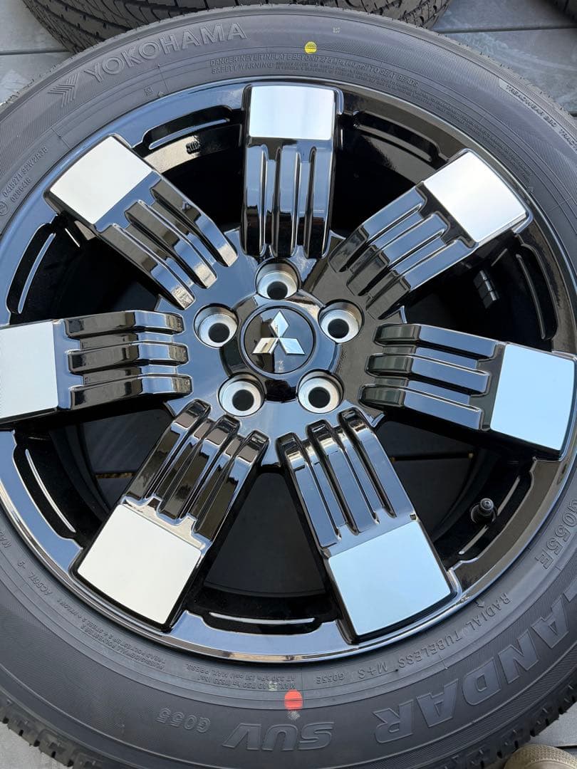 ①/4】2026式デリカd5 純正タイヤホイール4本セット新車外し グレードP