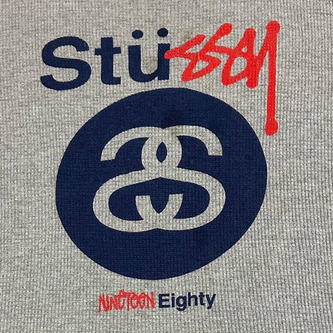 80s - 90s OLD STUSSY SSリンクロゴサーマルロンT tシャツ